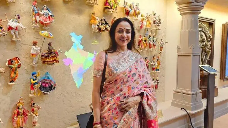 Hema Malini visits new Parliament building, shares INSIDE photos: Worth the wait... Hema Malini
