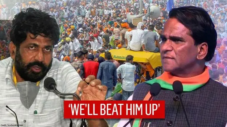 'Will enter his house & thrash him': Maha Minister on Danve's 'China-Pak behind farmers' Raosaheb Danve's statement