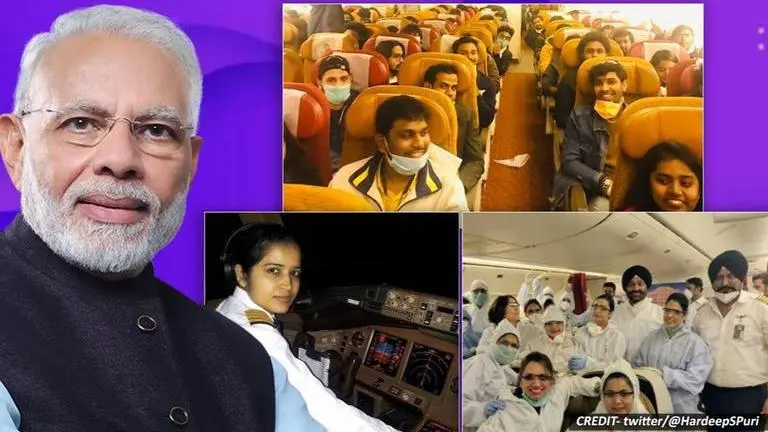 PM Modi hails Air India crew as they airlift 263 Indians stranded in Rome amid COVID-19 PM Modi hails Air India crew as they airlift 263 Indians stranded in Rome amid COVID-19