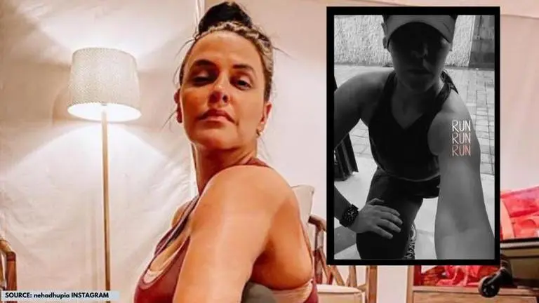 Neha Dhupia 'feel it reel it' video is all about pre and post run 'happiness'; watch Neha Dhupia