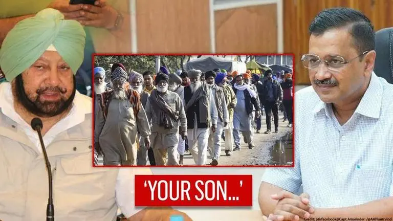Kejriwal slams Captain Amarinder for mocking his hunger strike, drags Punjab CM's son Farmers' stir