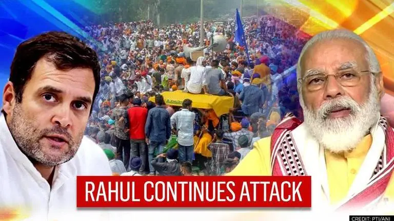'Modi govt wants to handover agricuture business to top industrialists', says Rahul Gandhi on farm laws