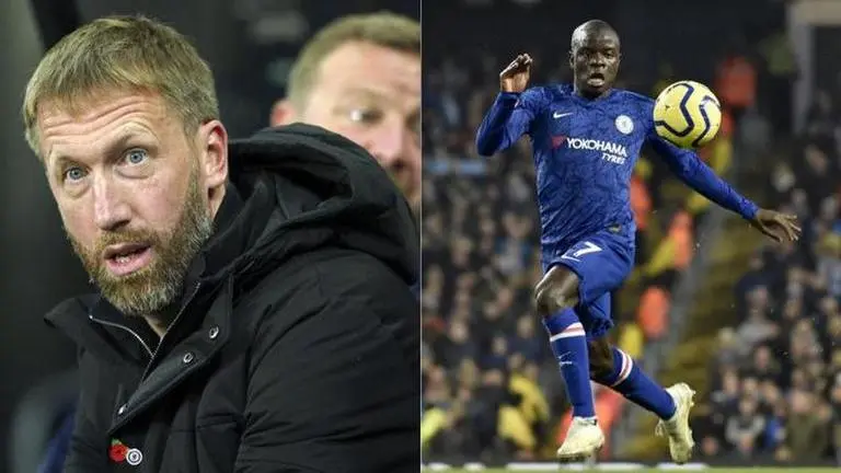 'He's been a huge miss'; Chelsea boss Graham Potter is pleased about N'Golo Kante return Graham Potter, N'Golo Kante