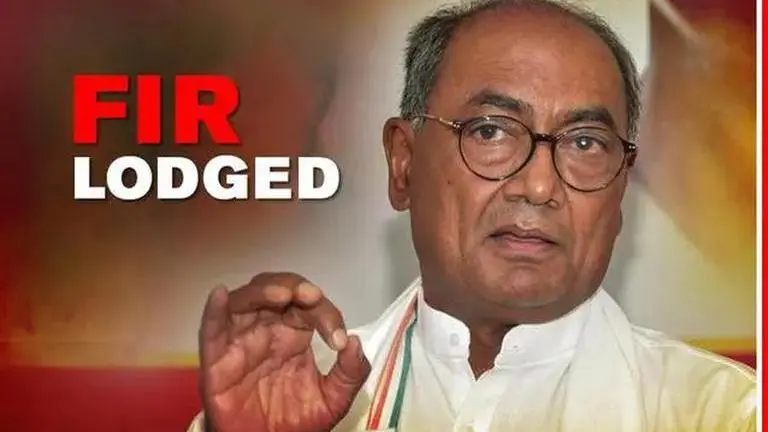 Digvijaya Singh's allegations: Madhya Pradesh BJP leader lodges an FIR digvijaya singh