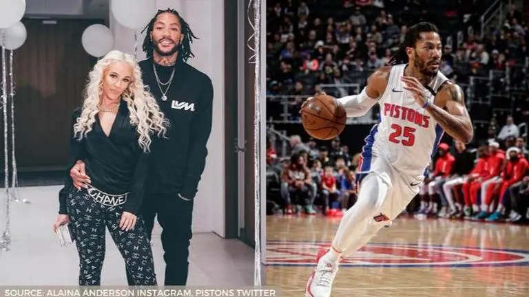 Derrick Rose's wife laughs at the idea of a 'more likely' trade to Lakers next season Derrick Rose