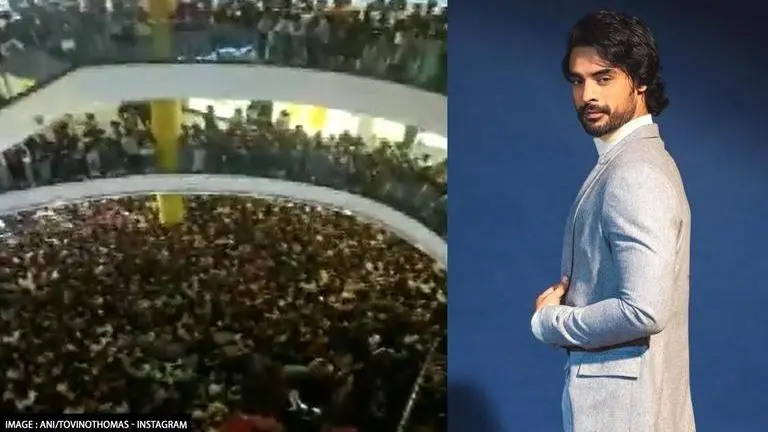 'Thallumaala' promotions: Huge crowd gathers at mall in Kozhikode; Tovino Thomas reacts Thallumaala