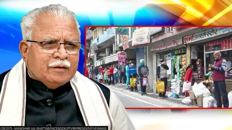 Haryana lockdown extended with major relaxations; check what's open, what's closed Manohar Lal Khattar, Haryana
