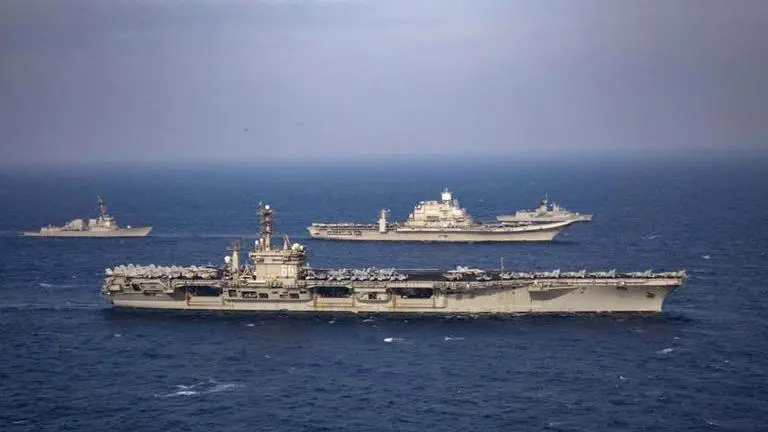 India, US, Japan, Australia resume naval exercises