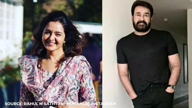 Mohanlal extends wishes to Manju Warrier's '9MM' team; actress says 'she's happy & proud' mohanlal