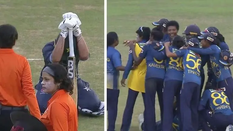 Women's Asia Cup: Pakistan snatch defeat from jaws of victory as Sri Lanka win by 1 run Women's Asia Cup, Pakistan, Sri Lanka, Pakistan vs Sri Lanka, PAK vs SL, India vs Sri Lanka, India Women vs Sri Lanka Women, Bismah Maroof, Nida Dar