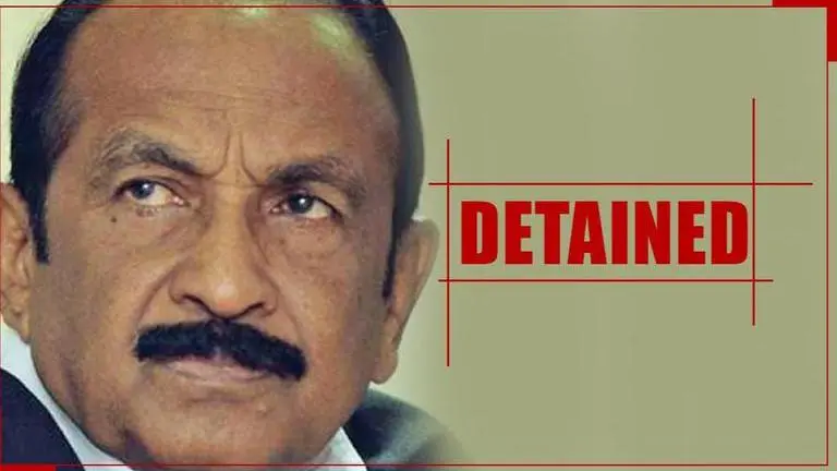 MDMK chief Vaiko and cadres detained at Delhi for protest against Lankan president visit MDMK