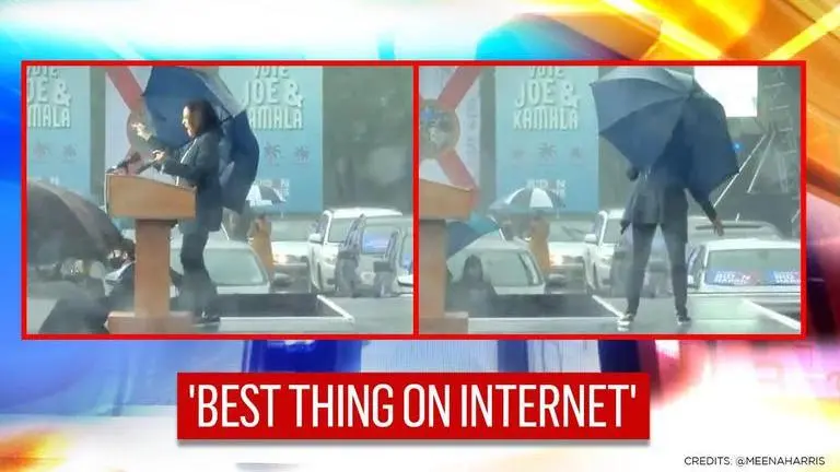 Kamala Harris dances in the rain at Florida campaign rally, netizens call her 'boss lady' Kamala Harris