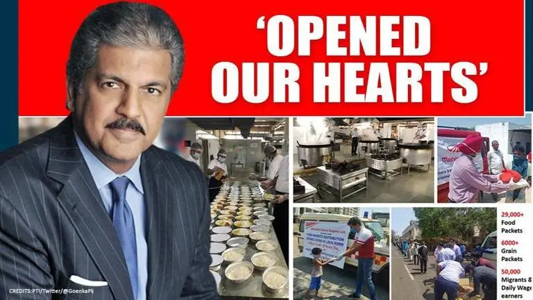 'Not only opened kitchens but also hearts': Mahindra group turns hunger hero amid crisis COVID-19
