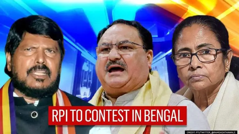 RPI enters West Bengal 2021 fray; Ramdas Athawale announces party will contest on 10 seats Ramdas Athawale