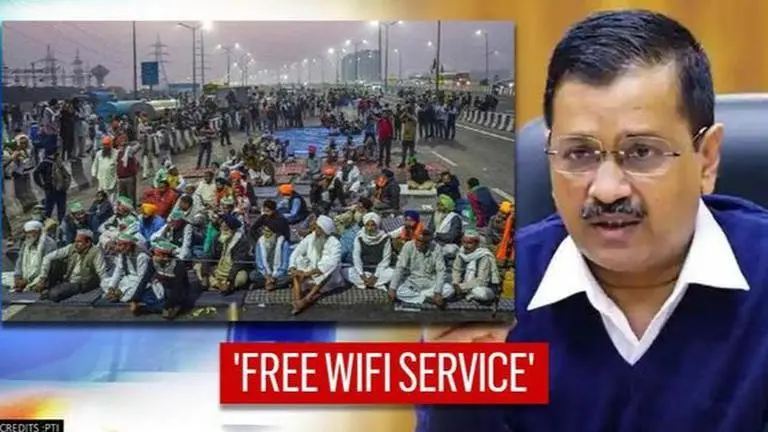 Arvind Kejriwal to provide free WiFi service to farmers protesting at Singhu Border: AAP Arvind Kejriwal
