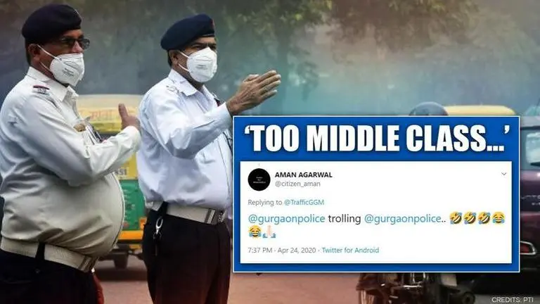 Gurugram Police surprise netizens with sassy alternative to crass 'Mama ne pakad liya' Gurugram Police