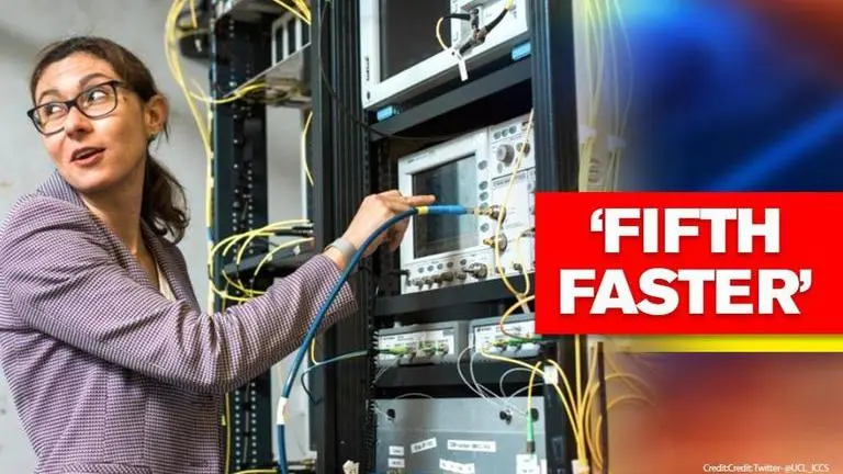 London based UCL researchers hit a new world record for fastest data transmission London