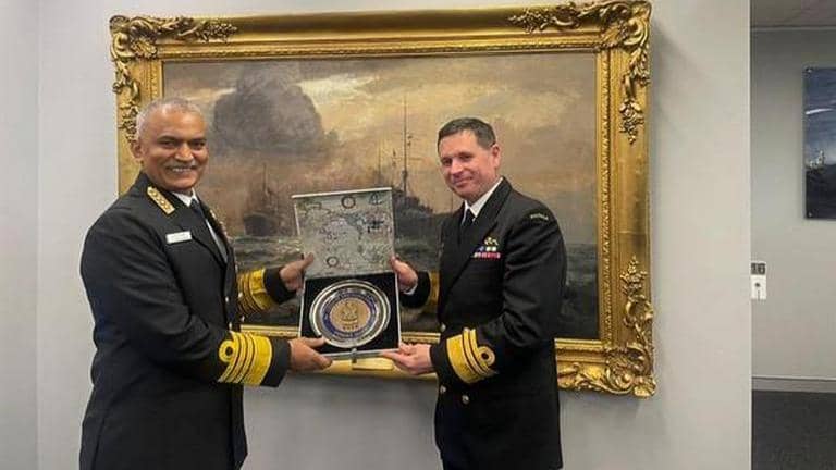 Navy Chief Admiral Hari Kumar Visits Australia Discusses Partnership