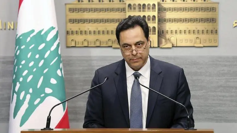 Lebanon Prime Minister Hassan Diab says he'll call for early elections