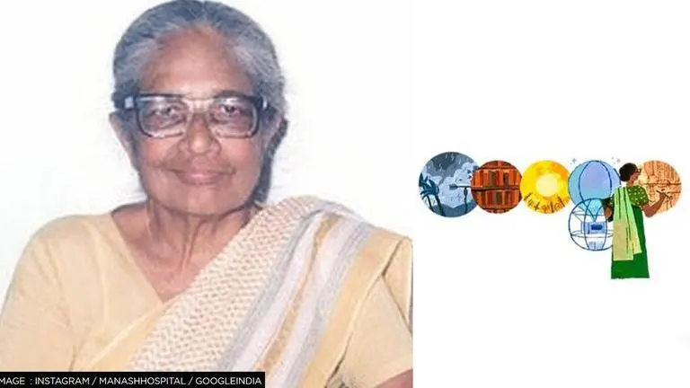 Google doodle celebrates 104th birth anniversary of India's 1st female physicist Anna Mani Google Doodle