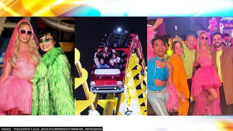 Paris Hilton's post wedding themed party features BLACKPINK's Jennie & Rose; see pics Jennie and Rose, Paris Hilton, themed party, BLACKPINK