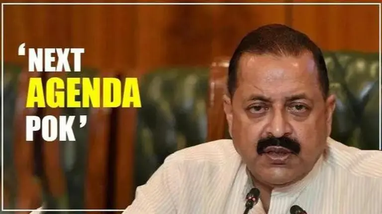 'PoK will be our next agenda', says Union Minister Jitendra Singh PoK