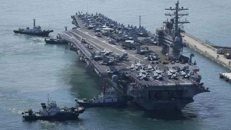 US nuclear-powered aircraft carrier to make a rare port call in Vietnam US Navy