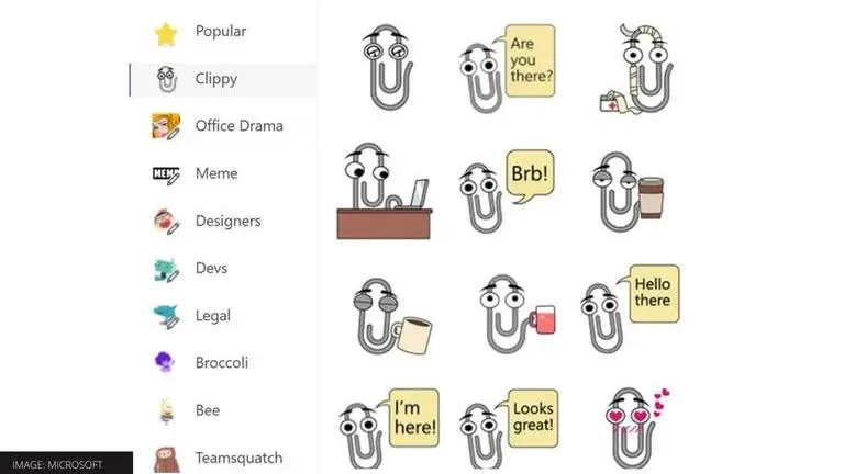 Microsoft brings back Clippy as a sticker pack for Teams, read details here