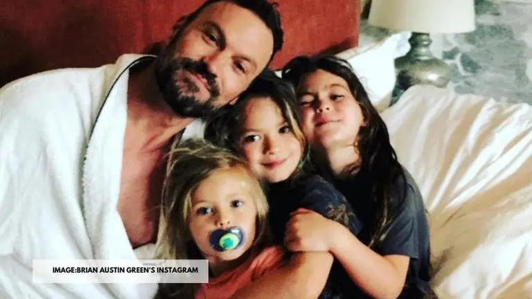 Brian Austin Green shares pictures of his kids with his new girlfriend, Sharna Burgess brian austin green