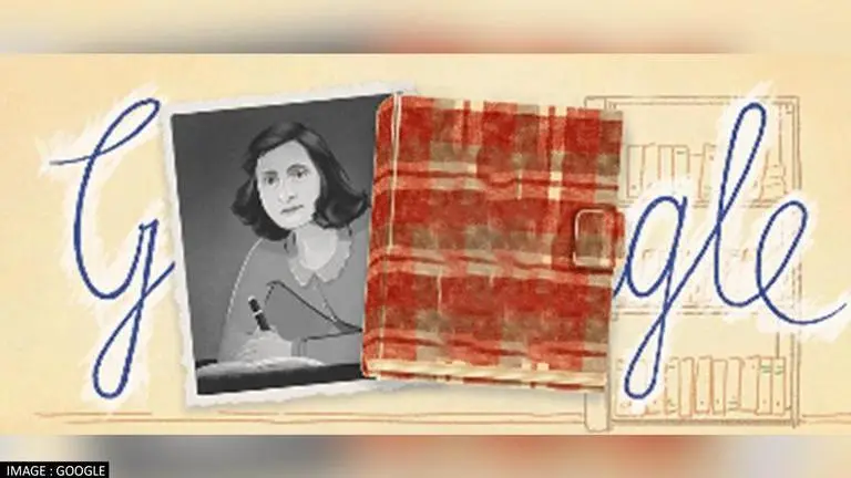 Google honours Jewish German-Dutch diarist, Holocaust victim Anne Frank with diary doodles Google Doodle