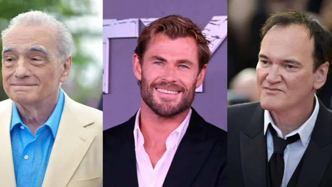 Chris Hemsworth Slams Martin Scorsese, Quentin Tarantino For Criticising Superhero Films Martin Scorsese, Chris Hemsworth and Quentin Tarantino
