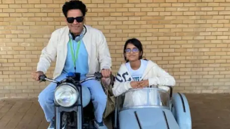 Manoj Bajpayee Stresses On Need For Linguistic Diversity, Shares Daughter's Progress With Hindi Manoj Bajpayee with his daughter Ava