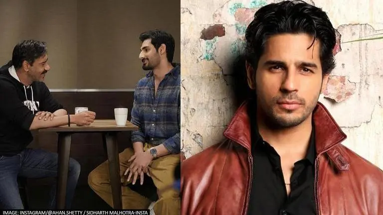 Ahan Shetty backed by Ajay Devgn, Sidharth Malhotra ahead of his debut 'Tadap'; see posts Sidharth Malhotra, ajay devgn, ahan shetty