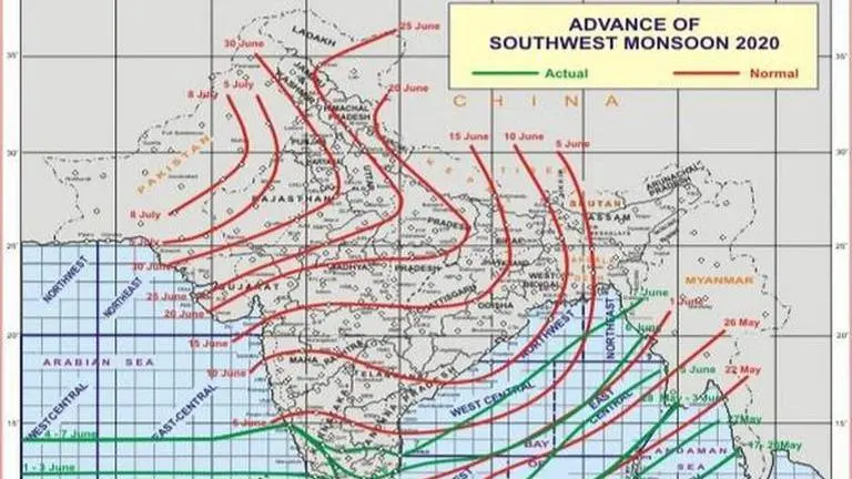 IMD says low-pressure area to form over Bay of Bengal by 9th, southwest monsoon advancing IMD