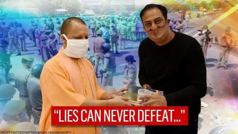 Vindu Dara Singh visits Yogi Adityanath, tweets strong message on 'lies' of Hathras case Vindu Dara Singh visits Yogi Adityanath, tweets strong message on 'lies' of Hathras case