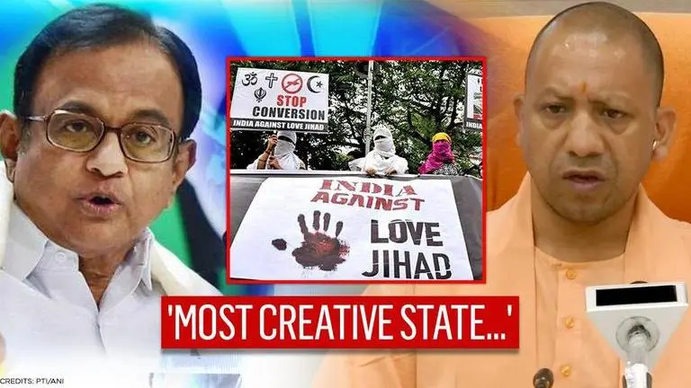 'UP's creativity deserves 2 Nobel Prizes': Chidambaram takes dig at Love Jihad ordinance Chidambaram