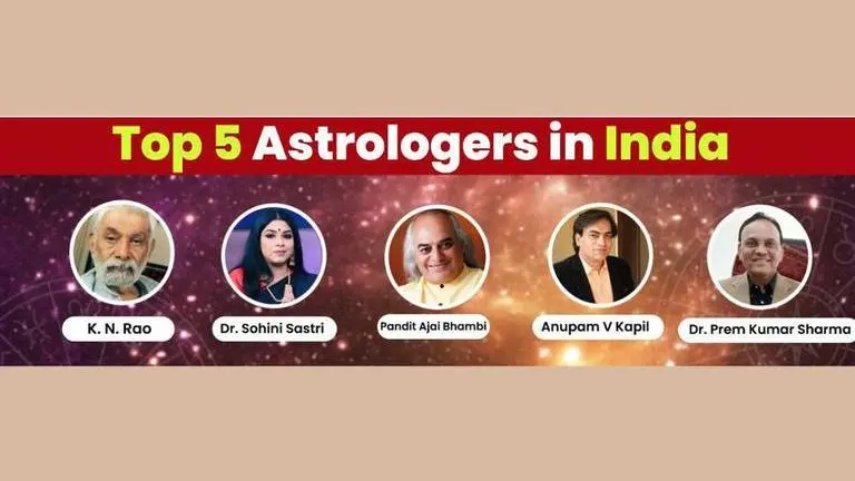 Who are the top 5 astrologers in India? top 5 astrologers