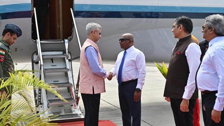 EAM Jaishankar visits Maldives, to witness impact of developmental ...