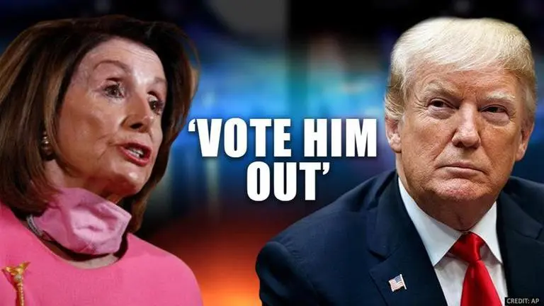 Trump alleges Covid survey findings are 'political hit jobs', Pelosi urges to vote him out Trump