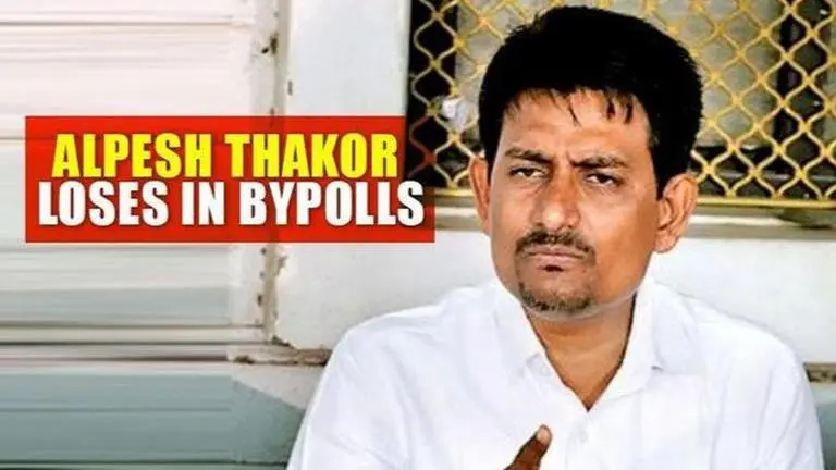Alpesh Thakor loses from his constituency in Gujarat by-polls Alpesh Thakore