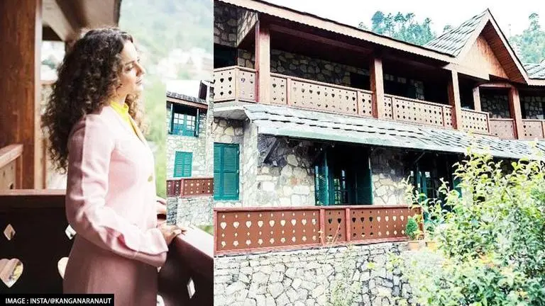 Kangana Ranaut gives tour of new 'mountain style' house, goes local for interior decor Kangana Ranaut, Kangana Ranaut new house, Kangan Ranaut's new house decor