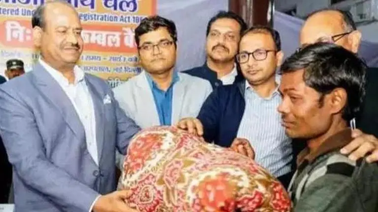 Lok Sabha Speaker Om Birla inaugurates ‘Blanket Bank’ Ram Manohar Lohia Hospital Om Birla