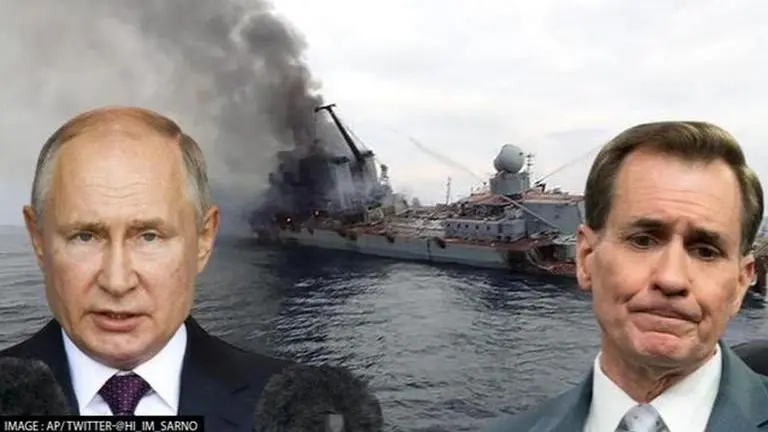 US Intelligence helped Ukraine sink Russia's flagship of Black Sea fleet 'Moskva' US