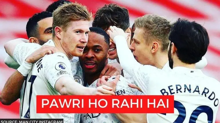 Pawri Ho Rahi Hai: Manchester City join viral social media trend in super creative way Pawri Ho Rahi Hai