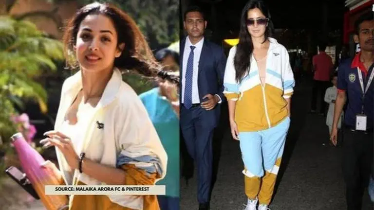 Malaika Arora & Katrina Kaif slay in similar athelisure; See pics Malaika Arora