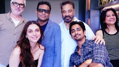 Kamal Haasan Hosts Lunch For Oscar Winner Alfonso Cuaron - AR Rahman-Mani Ratnam Also Attend Kamal Haasan