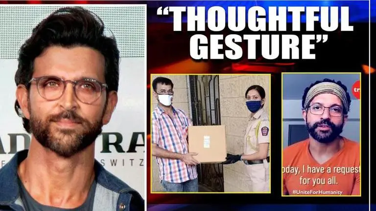 COVID-19: Hrithik Roshan has special gesture for Mumbai Police; Farhan Akhtar donates PPEs