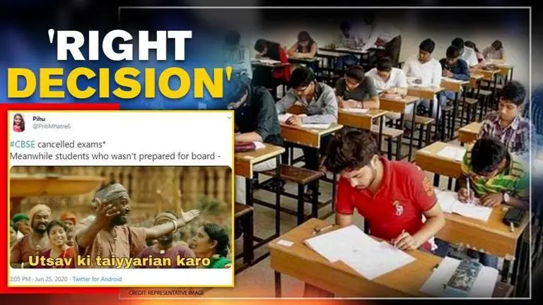CBSE class 10 board exams cancelled: Backbenchers cheer with hilarious memes CBSE