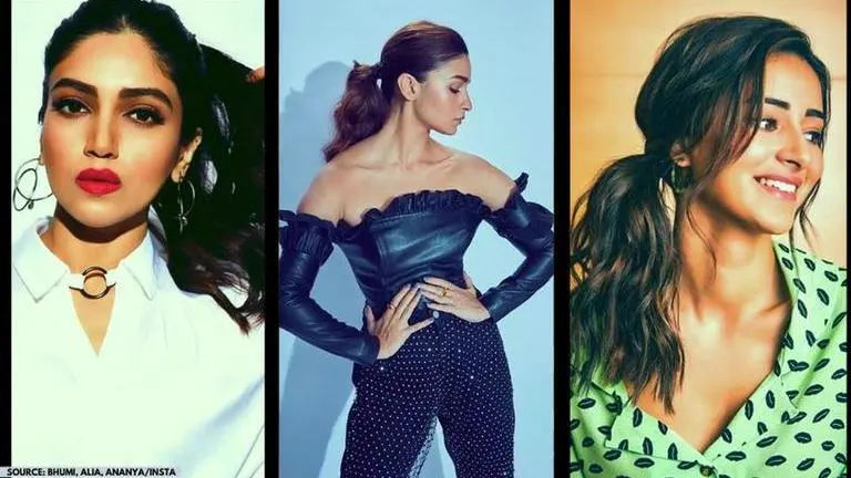 Bhumi Pednekar to Alia Bhatt, celebs who aced messy ponytail look gracefully Bhumi Pednekar