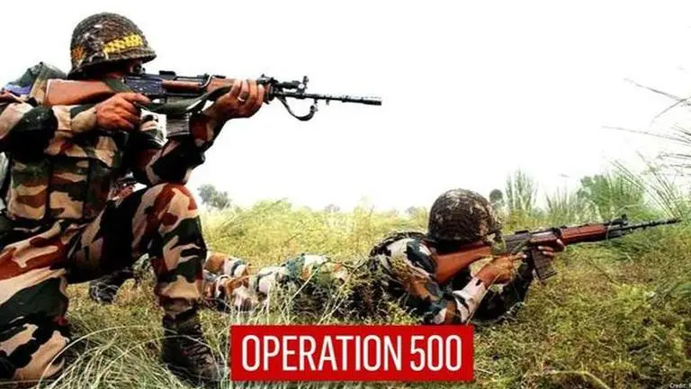 Indian Army launches 'Operation 500' in Jammu and Kashmir against Pakistan's terrorists Indian Army